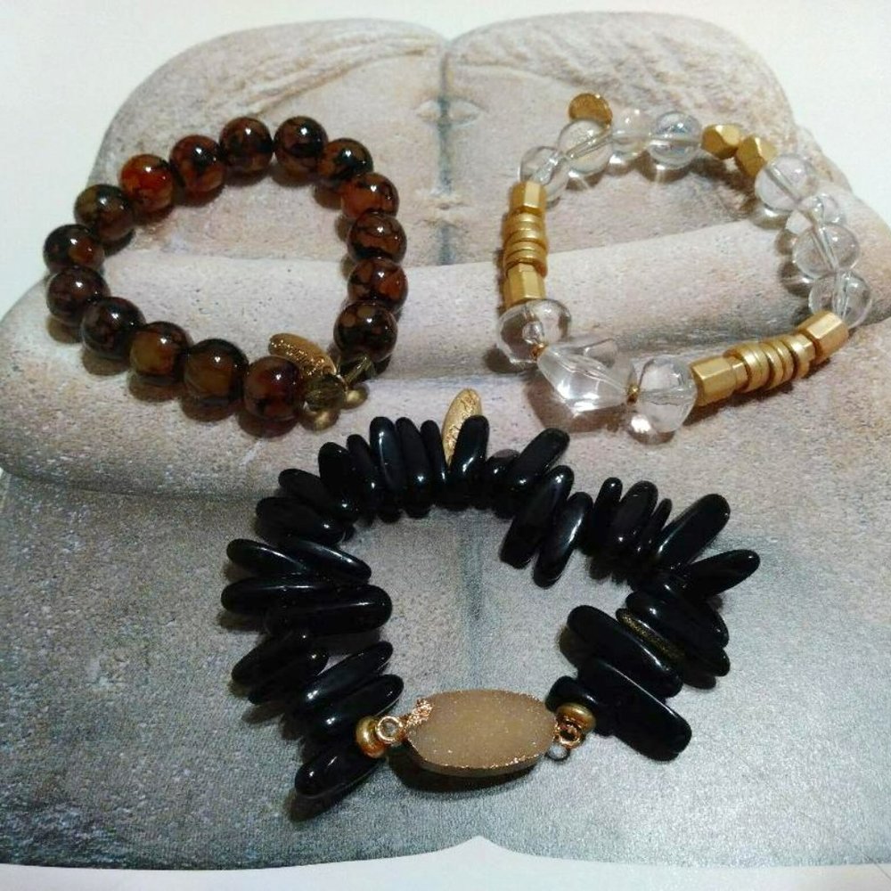 Plunder Design Stretch Bracelet Set